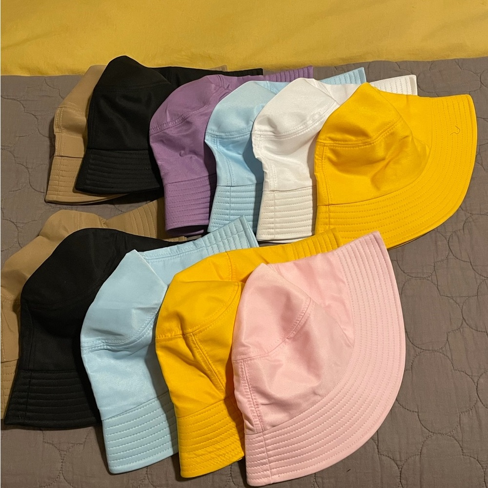 NWOT bundle of 11 bucket hats